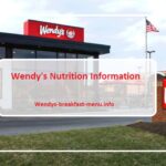 Wendy's Nutrition information